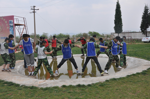 军训系列报道二:团结一心,增强凝聚力(拓展篇)
