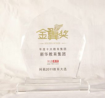 新华荣获网易2011十大教育集团